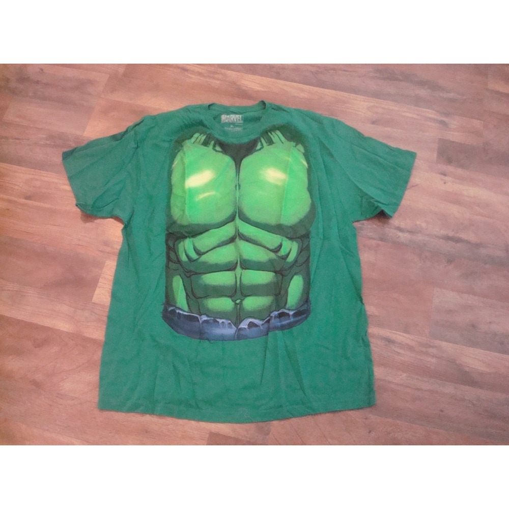 2012 HULK MUSCLE COSTUME MARVEL sz XL SHIRT DEADSTOCK VINTAGE TT2
